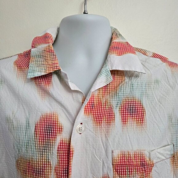 KENZO Men's Coquelicot Printed Hawaiian Shirt - Picture 3 of 9